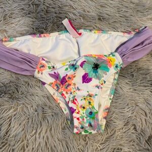 NWOT Victoria Secret Swim Bottoms - Floral Multicolor